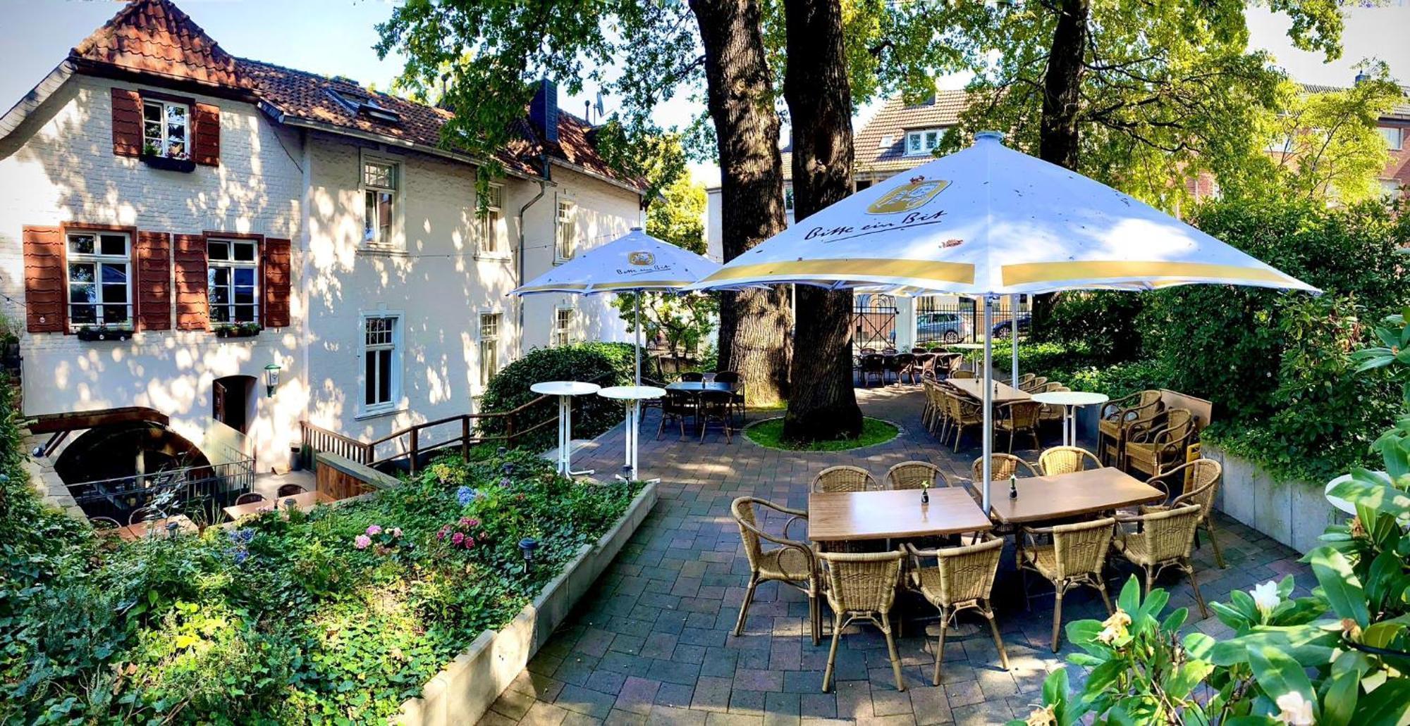 Historischer Gasthof Kaisermuehle - Hotel & Restaurant Viersen Zentrum Exteriör bild